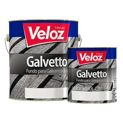 FUNDO GALV. GALVETTO VELOZ BRANCO 900ML