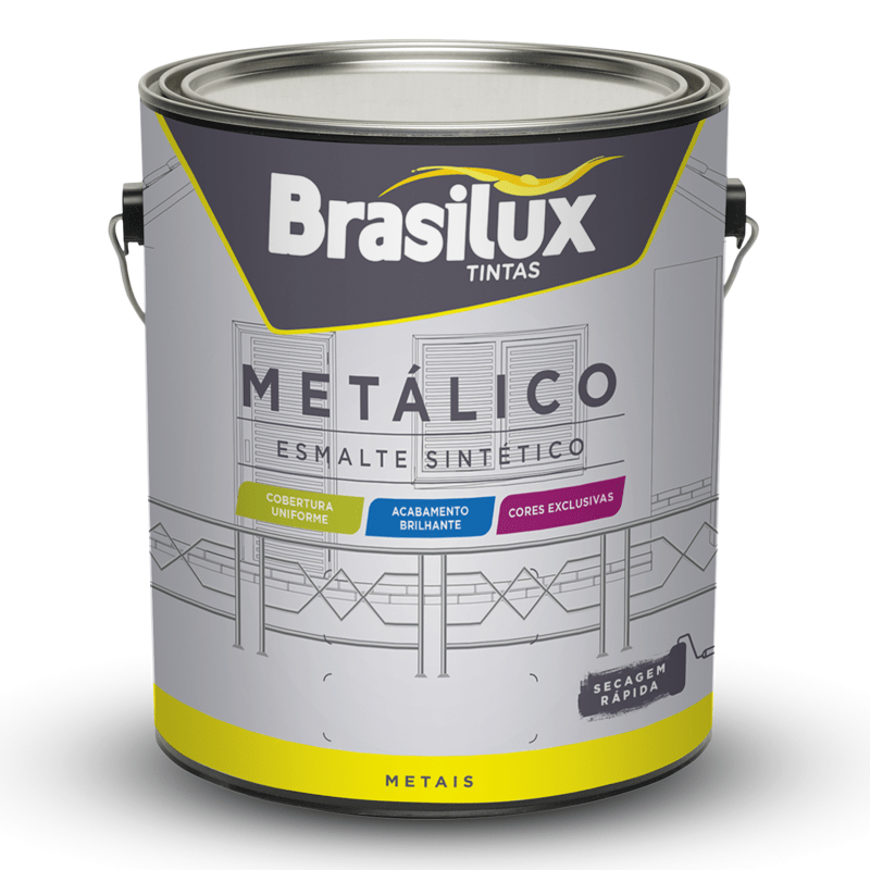TINTA METALICA PISTACHE BRASILAR 3,600ML