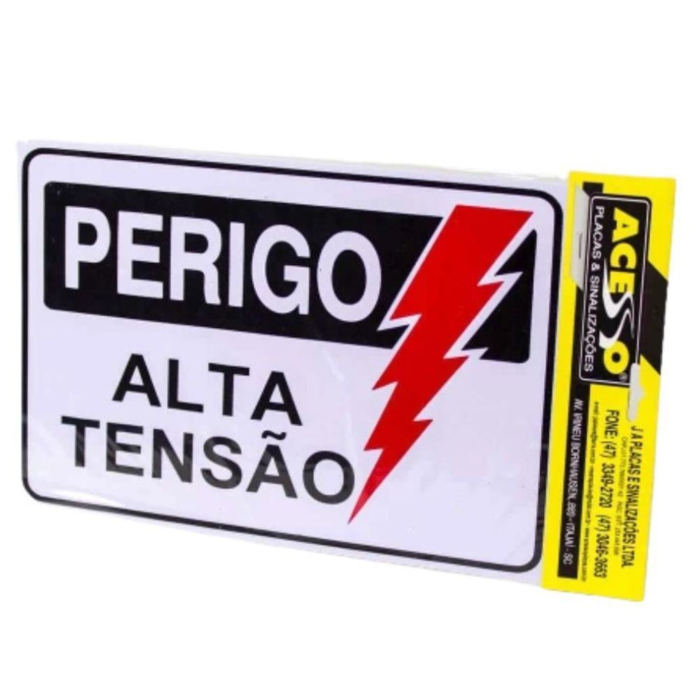PLACA SINALIZACAO 20X30CM ALUGO