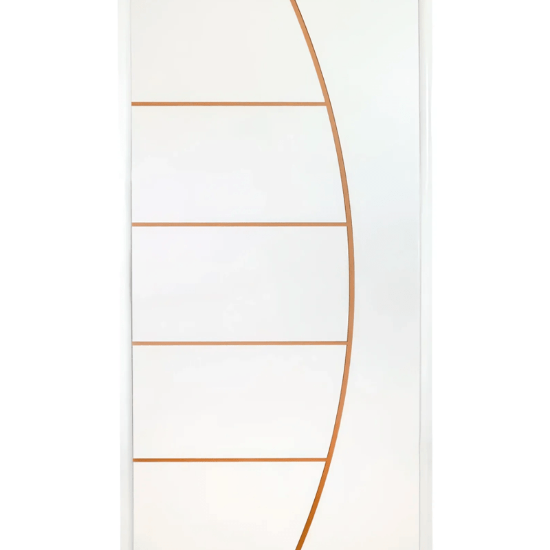 PORTA MELAMINICA NEBLINA 2,10X0,60CM BRANCO